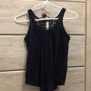navy blue tank top